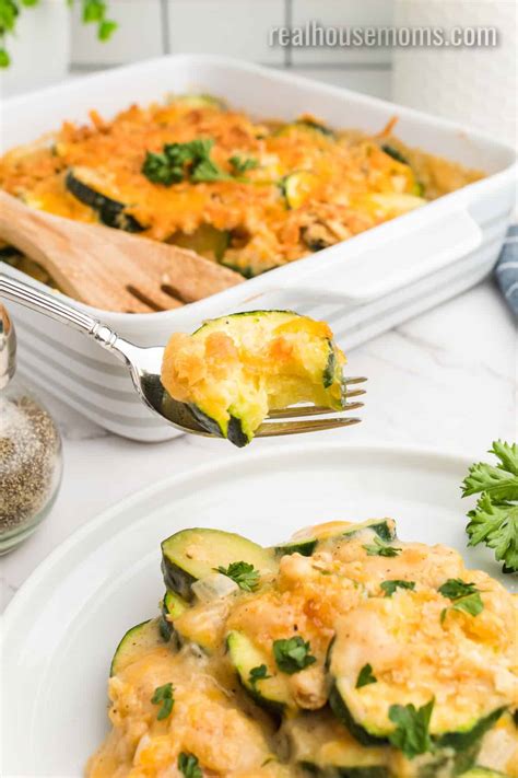 Cheesy Zucchini Gratin Real Housemoms