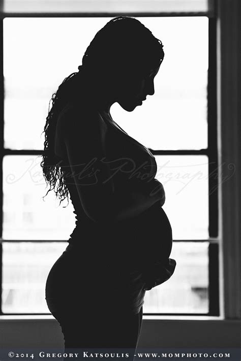 Maternity Silhouette Boston Maternity Photographer Katsoulis