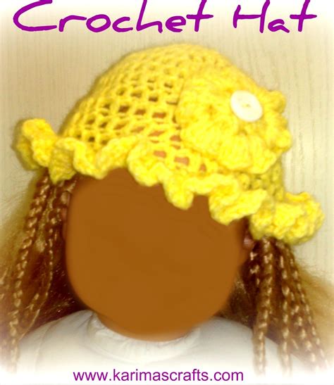 karimas crafts crochet hat