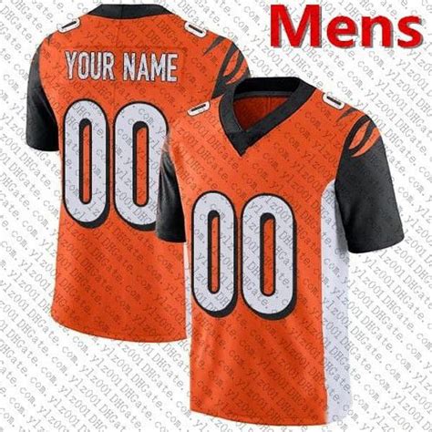 NFL Jersey Joe Burrow Mixon JaMarr Chase Custom Football Jersey Tee