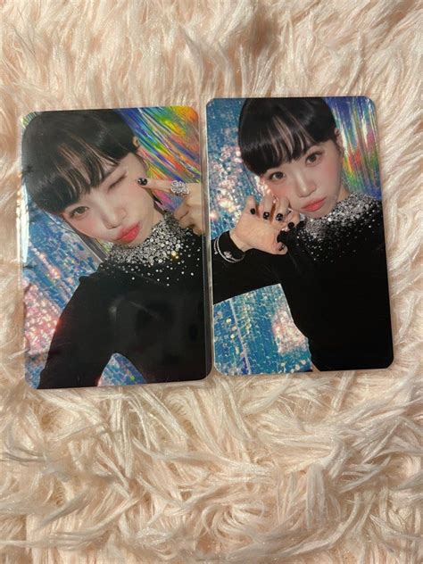 Wts Lesserafim Le Sserafim Chaewon Antifragile Ld Fansign Pc Photocard