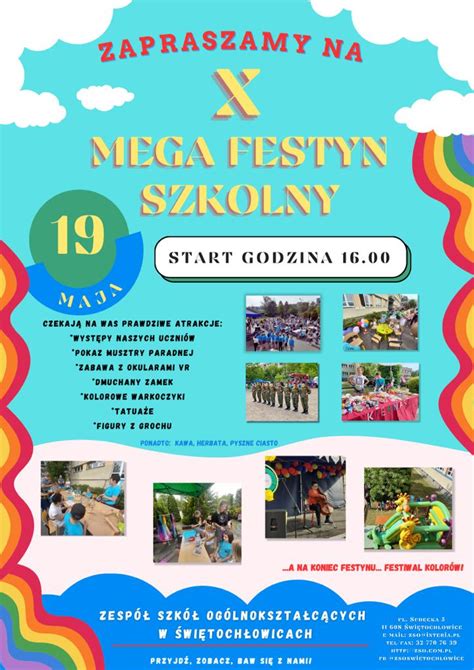 ZAPRASZAMY NA X MEGA FESTYN SZKOLNY SP5