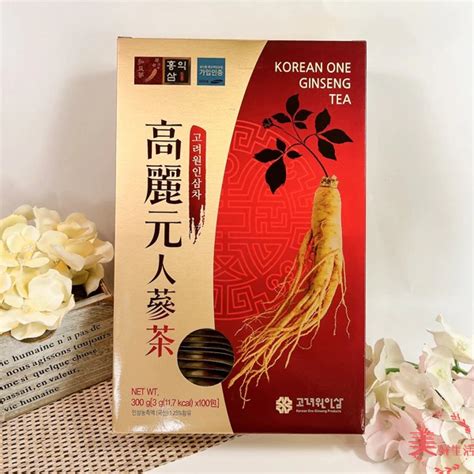 美好生活韓國 Oneinsam 高麗元人蔘顆粒茶盒 蝦皮購物