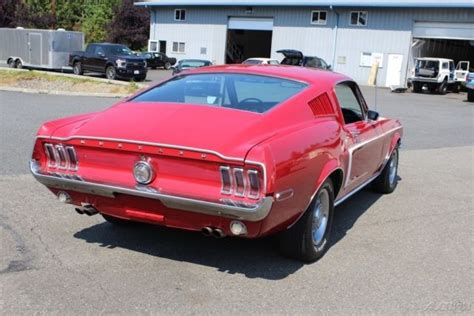 1968 Mustang Gt Fastback 390 S Code 4 Speed Classic Ford Mustang 1968 For Sale