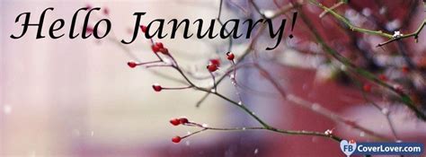 Hello January Seasonal Facebook Cover Maker Hello