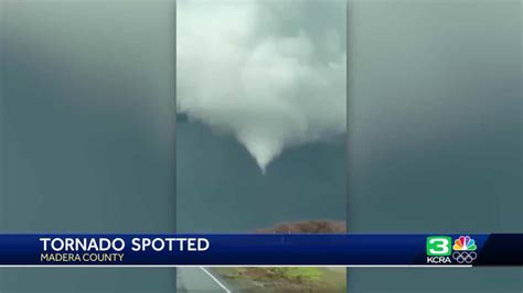 Watch Tornado Spotted In Californias Madera County