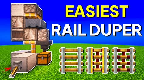 The Best Rail Duper In Minecraft 1 21 9000 Per Hour Youtube