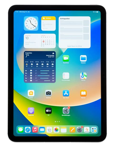 Test Apple IPad WiFi Cellular 10th Generation 64 GB Stiftung