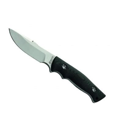 Maserin 986 Mc Poignard Lame 10 Cm Inox Manche Micarta Gris Avec