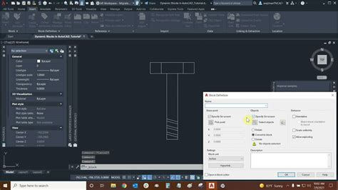 Dynamic Blocks With Visibility Linear And Lookup Parameters In Autocad Part 4 Youtube