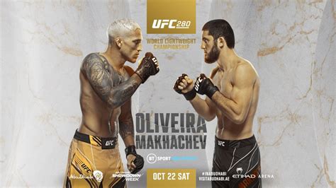 Ufc 280 Live Stream And How To Watch Oliveira Vs Makhachev Card