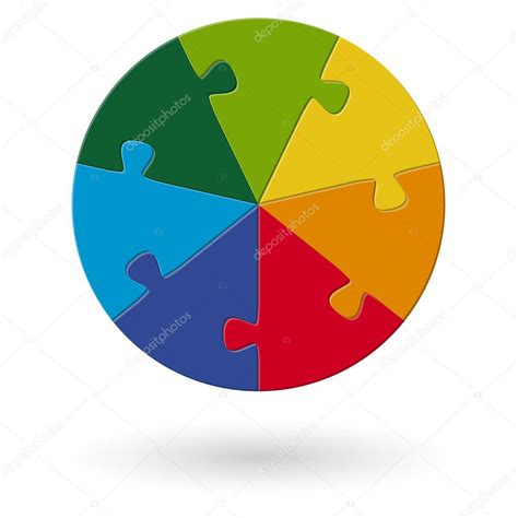 Round Puzzle Options Stock Vector Image By Opicobello