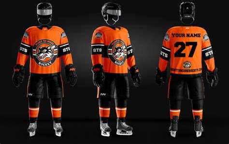 Official Camp Jersey - Orange - Custom Name and # - Shoot to Score Hockey