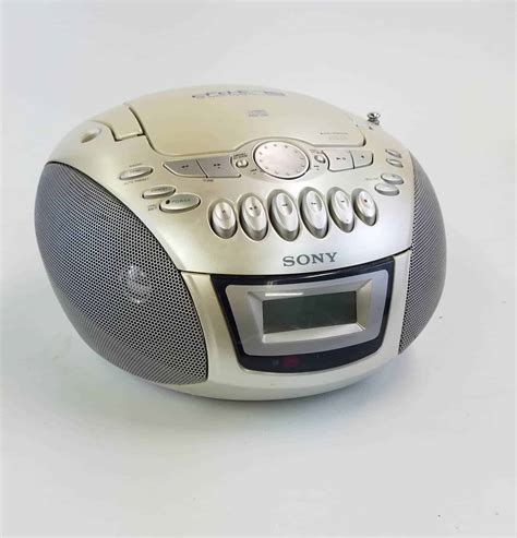 Sony Cd Radio Cassette Corder Model Cfd E S Portable Hangar