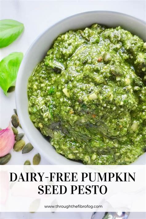 Pumpkin Seed Pesto Dairy Free Through The Fibro Fog Recipe Dairy Free Pumpkin Dairy