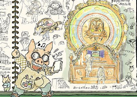 Hayao Miyazakis Concept Art And Ideas For The Ghibli Museum To Be