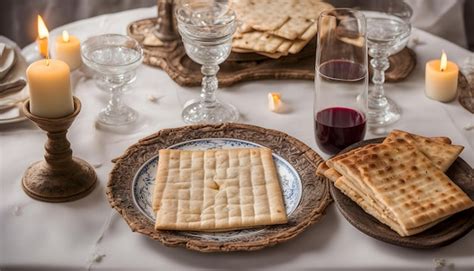 Premium Photo | A plate of crackers and crackers are on a table