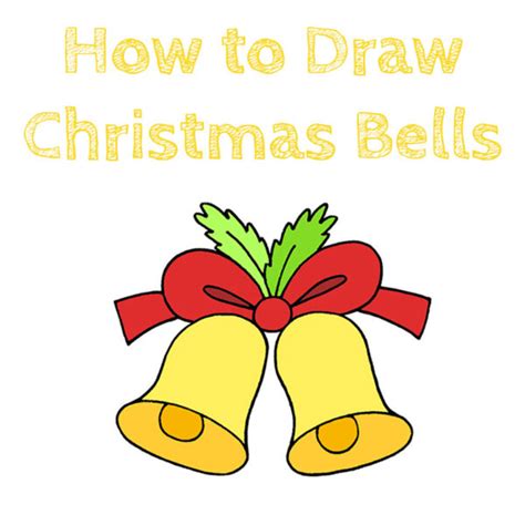 How To Draw Christmas Bells For Kids How To Draw Easy