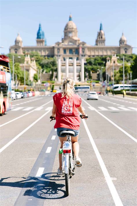 Barcelona E Bike Tour Montjuic Hill By Electric Bike Fat Tire Tours