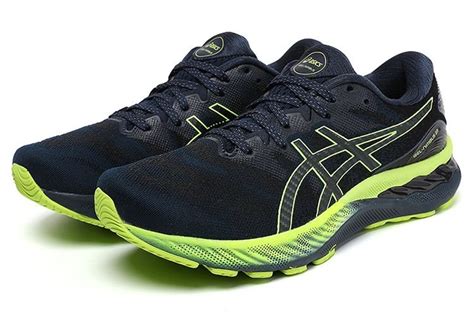 Tênis Asics Gel Nimbus 23 Preto e Verde Masculino Tênis Corrida