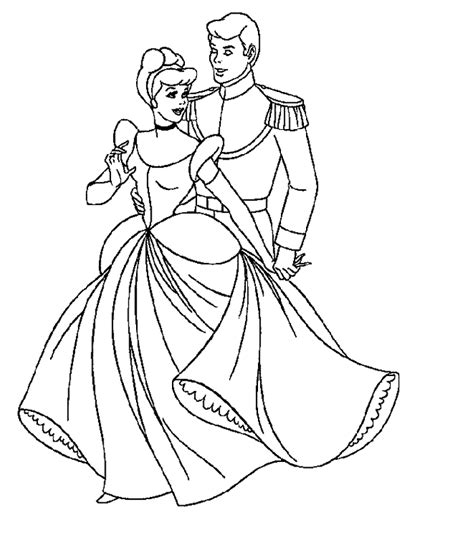 Disney Cinderella Princess Coloring Page Disney Princess Coloring