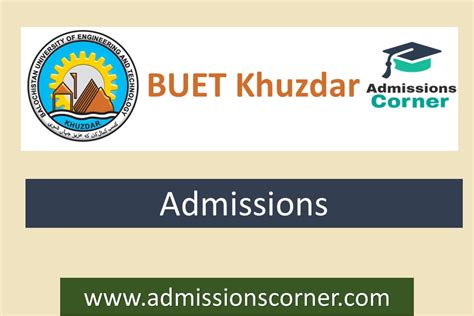 Buetk Khuzdar Admissions Spring 2025