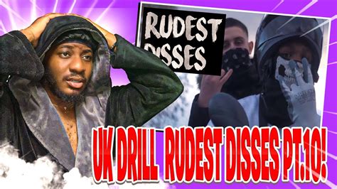 American UNCLE Reacts To RUDEST DISSES IN UK DRILL PART 10 YouTube