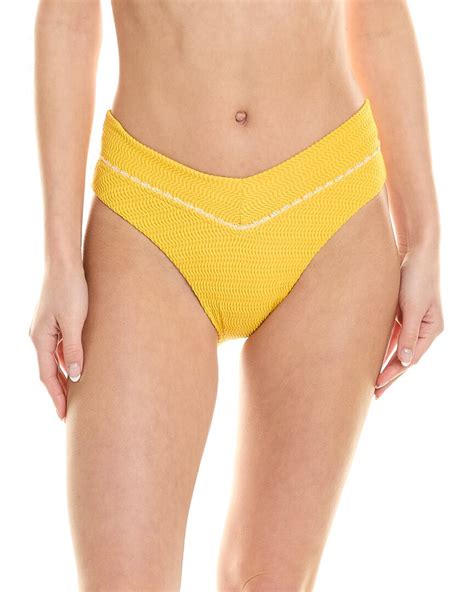 Buy Becca By Rebecca Virtue Tuscany French Cut Bikini Bottom Yellow