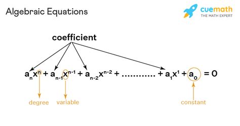 Algebraic Equations - Definition, Types, Formulas, Examples