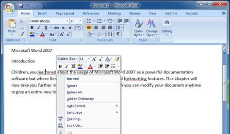 Editing Text In Microsoft Word Microsoft Word Tutorial