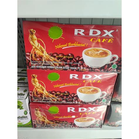 Jual Kopi Herbal Kopi Rdx Cafe Minuman Kopi Bubuk Stamina Pria Shopee