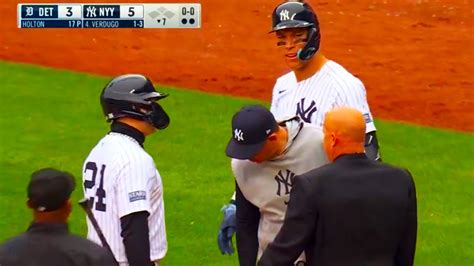 Aaron Judge EJECTED For First Time In Career Yankees Vs Tigers 2024