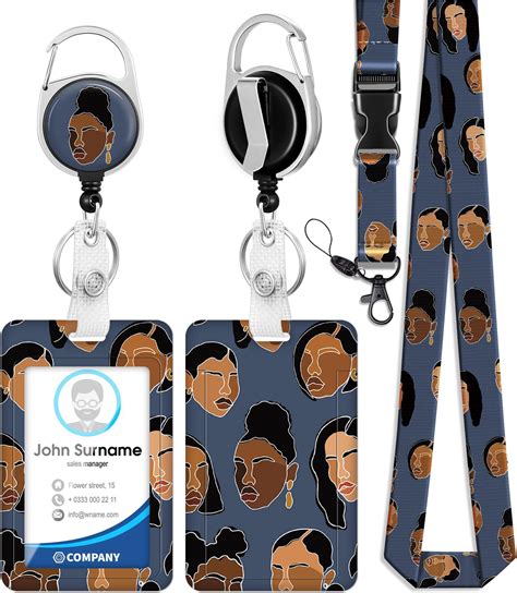 Amazon Plifal Id Badge Holder With Lanyard And Retractable Badge