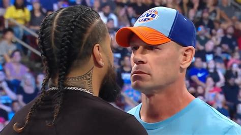 John Cena D Livre Un Attitude Adjustment Jimmy Uso R Sultats Et