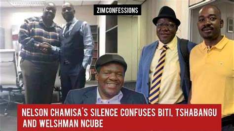 Nelson Chamisa S Plan Is Too Big His Silence Confuses Biti Tshabangu