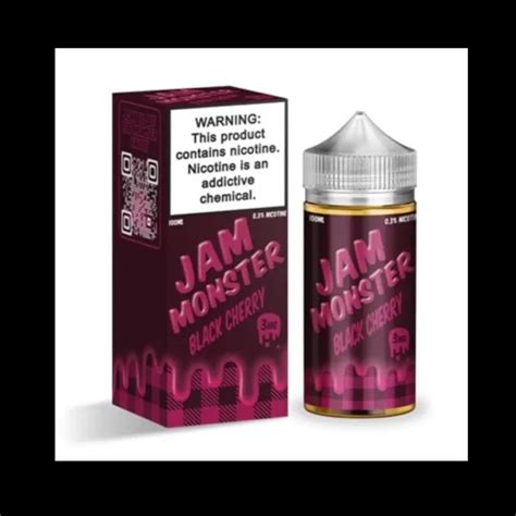 Black Cherry E Liquid Jam Monster 100ml Vape Device Jam Monster