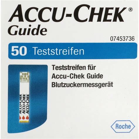 Accu Chek Guide Teststreifen PZN 11664909 Email Apotheke Dr