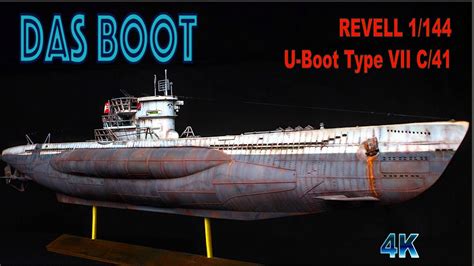 Revell 1 144 U Boot TypeVII C 41 German Submarine Scale Model YouTube