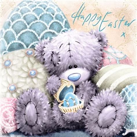 Happy Easter Me To You Bear Square Easter Card Tatty Teddy Teddy