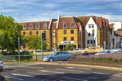 Street View of Maidstone County Town Kent UK Editorial Photography ...