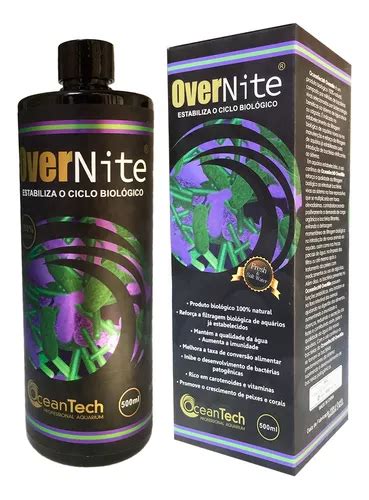 Over Nite Removedor De Nitrito E Amonia Oceantech 500ml Frete grátis