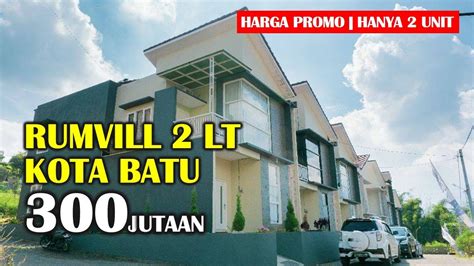 Rumah Dijual Di Kota Batu 2 Lantai 395 Jutaan Garansi Sewa Kelola