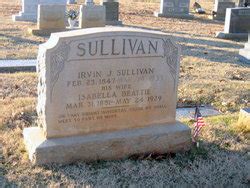 Isabella Beattie Sullivan 1851 1929 Homenaje De Find A Grave