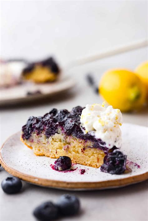 Blueberry Lemon Upside Down Cake