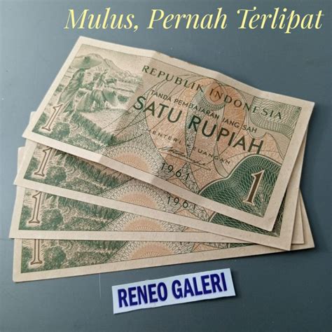 Jual Xf Rp Rupiah Tahun Seri Sandang Pangan Uang Kuno