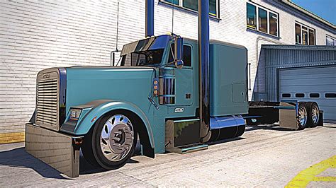 Flat Top Freight Shaker Slammed Freightliner Classic XL ATS American