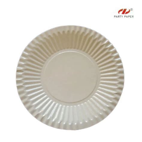 Customizable Greaseproof And Microwavable Paper Plate Disposable Paper