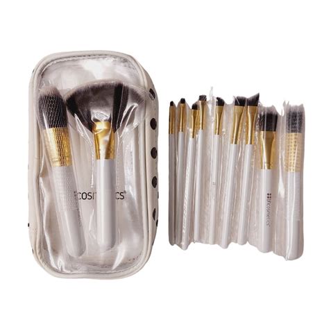 Ripley SET DE BROCHAS PARA MAQUILLAJE BLANCO DE 11PZAS