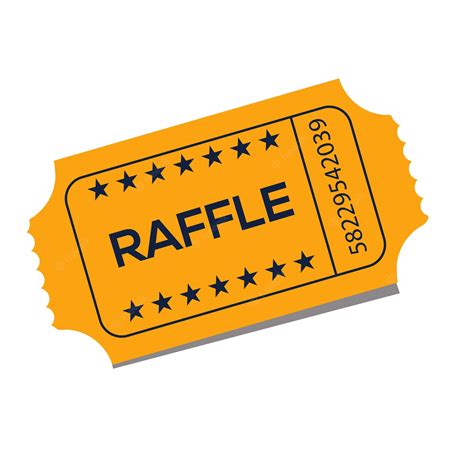 Premium Vector Raffle Event Ticket Stock Illustration