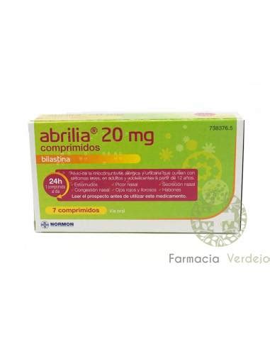 Abrilia Efg Mg Comprimidos Alivia Rinoconjuntivitis Al Rgica Y